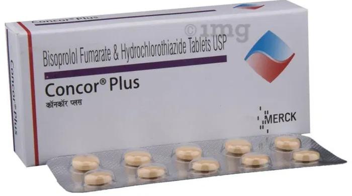 دەرمانی Bisoprolol+Hydrochlorothiazide