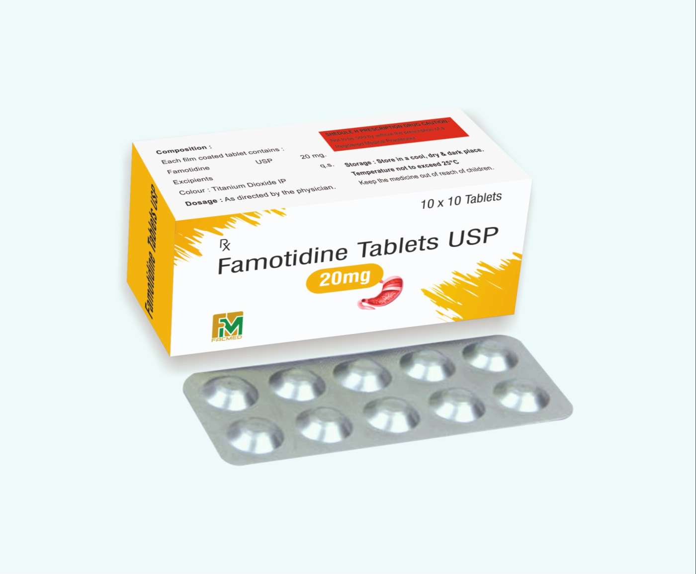 دەرمانی Famotidine